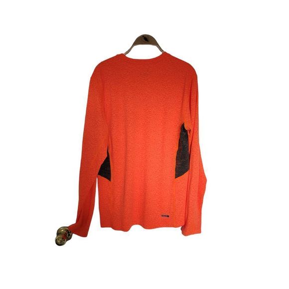 *3/$15* Old‎ Navy Active Long Sleeve Athletic Tee Go Dry Orange M - Picture 2 of 5